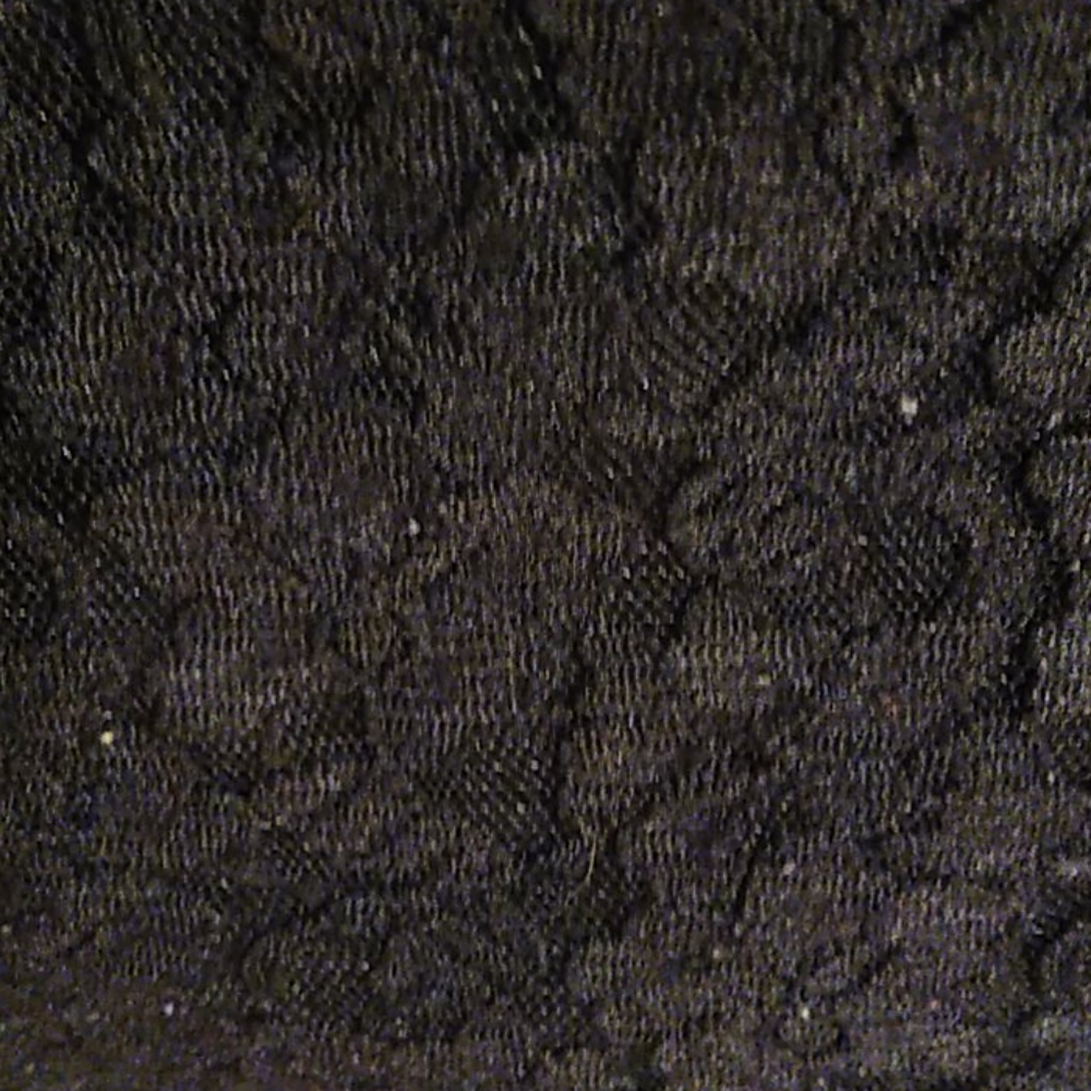 Black lace scoop neck long sleeve crop top - Picture 4 of 6